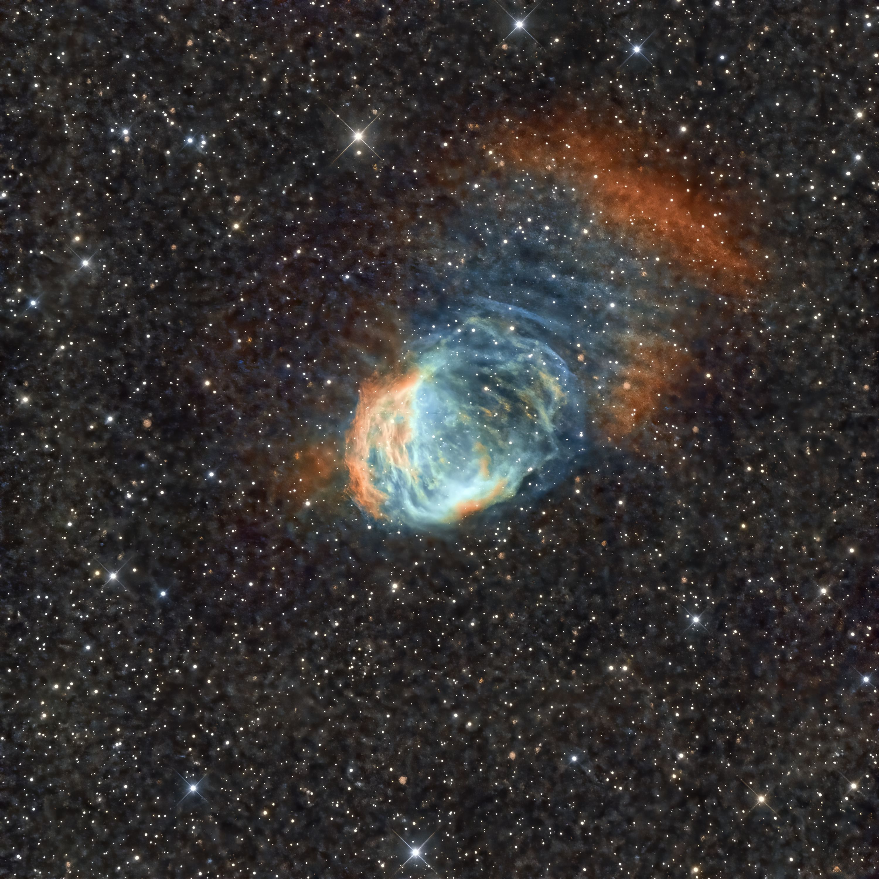 The Medusa Nebula Abell21 Telescope Live